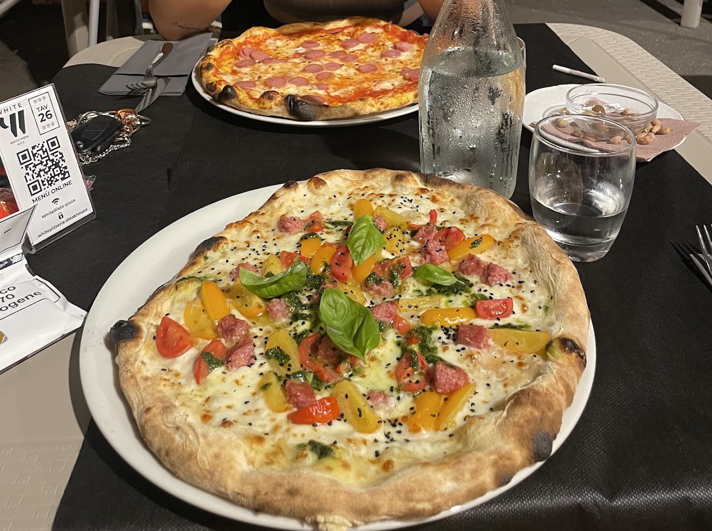 White risto-pizza, Polignano a Mare