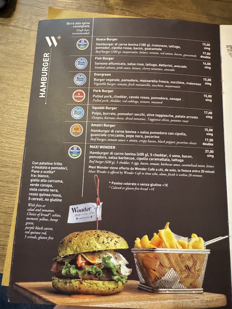 Wonder Cafe Hamburgeria, Bellano