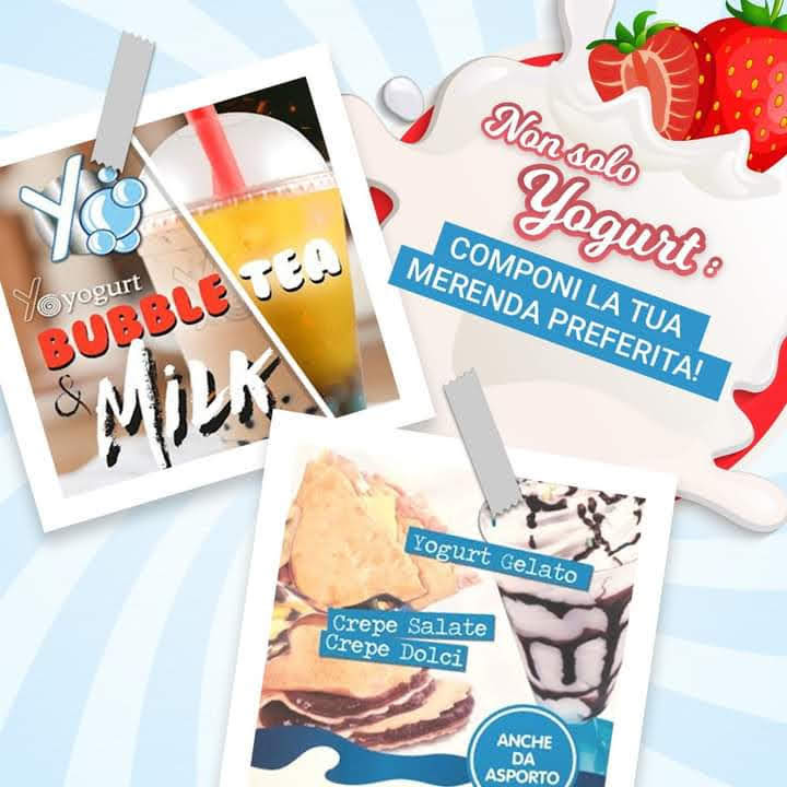 YoYogurt di Massimo a Nichelino Yogurt gelato, Crepes e Bubble Tea
