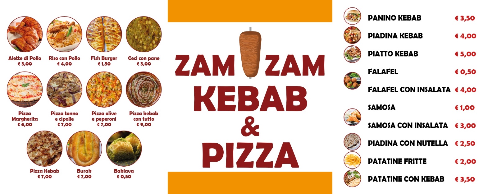Zam Zam Kebab And Pizza, Città di Castello
