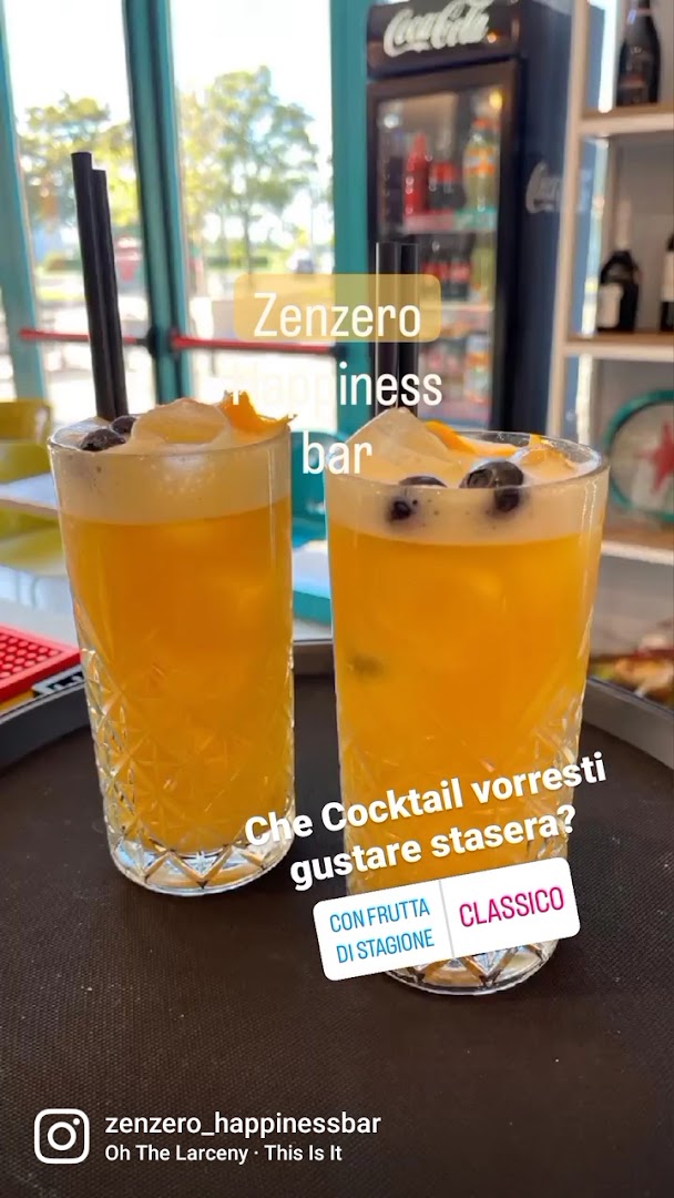 Zenzero happiness bar